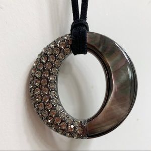 Lia Sophia, Kiam crystal, mother of pearl necklace